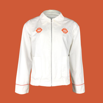 Customized Zipper Jacket Regular Nylon/Elastane Fabric for Men's Running and Training