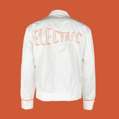 Customized Zipper Jacket Regular Nylon/Elastane Fabric for Men's Running and Training