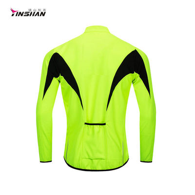 Custom Team Name Long Sleeve Warm Windproof Cycling Zip Jacket for Men and Women