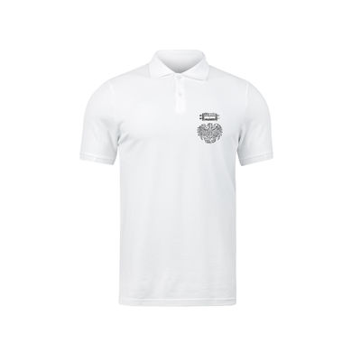 Men's Promotion University Logo Polo with Knitted Design in Customized Fabric