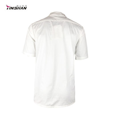 Support Customized Samples Women's Work Blouse with Long Sleeves and Button Down Front