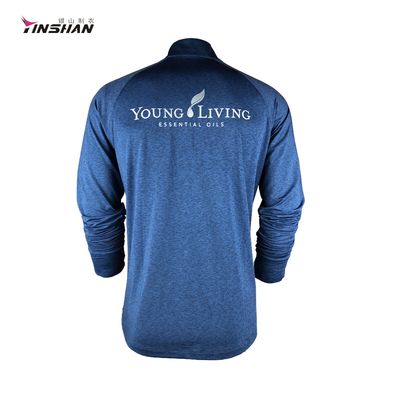 Custom Logo Sublimation Printing Long Sleeve Pullover T-Shirt for Events Discount