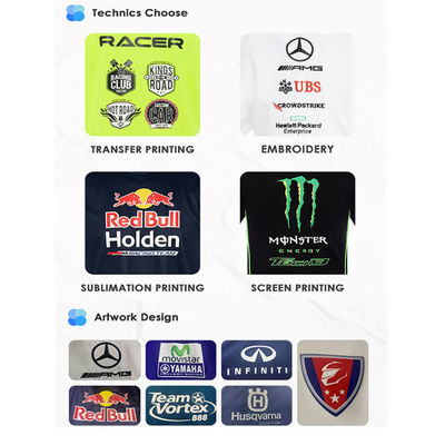 Print Full Zipper Up Motor Cross Pit Shirt Custom Sportswear Mens Hoodies Long Sleeve