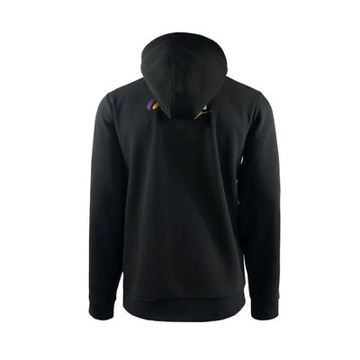 Racing Windproof Custom Embroidered Cotton Poly Motocycling Jacket with Zip Up Hoodie