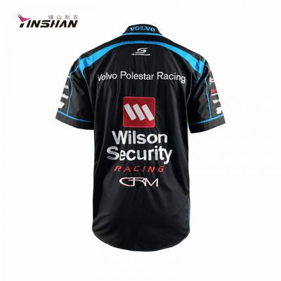 Gender-Neutral Team Sportswear Polo Shirts Custom Logo Design for Racing Enthusiasts