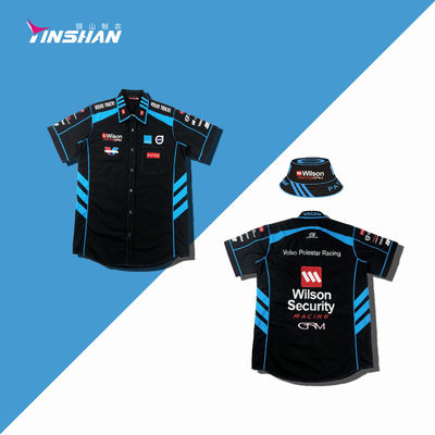 Gender-Neutral Team Sportswear Polo Shirts Custom Logo Design for Racing Enthusiasts