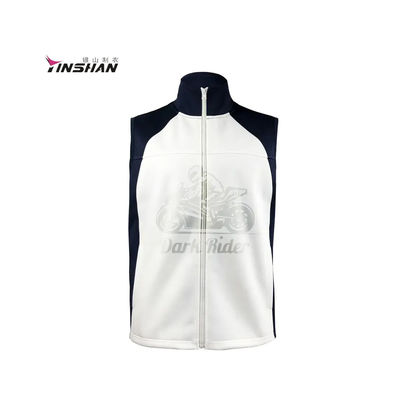 Zipper Closure Motorbike Jacket for Biker Vest Jackets Motorcycle Auto Racing Wear
